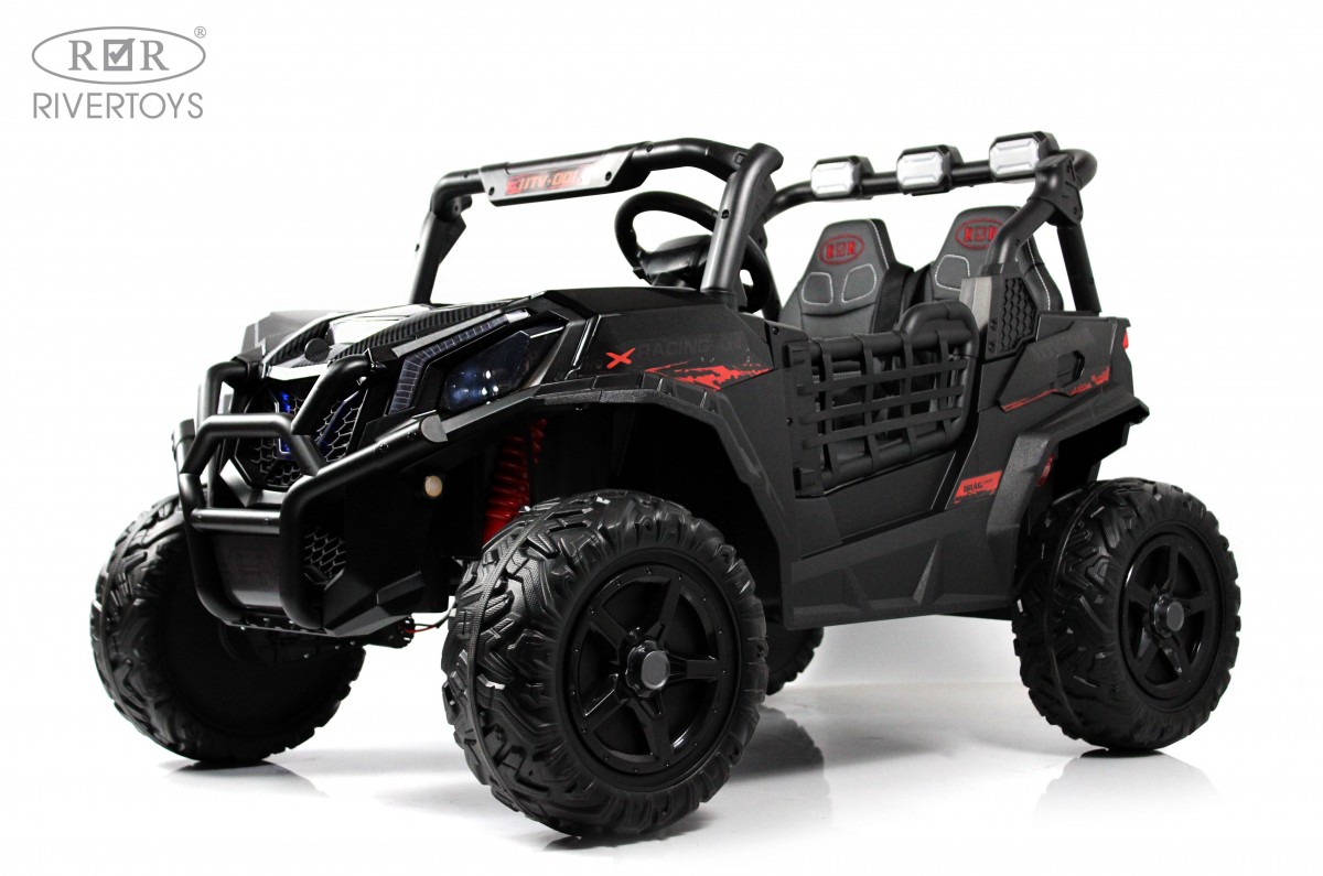 Электромобиль RIVERTOYS K777KK-LUX-BUGGY-BLACK С пультом ДУ - фото 11