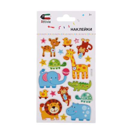 Наклейки Attivio Животные малыши