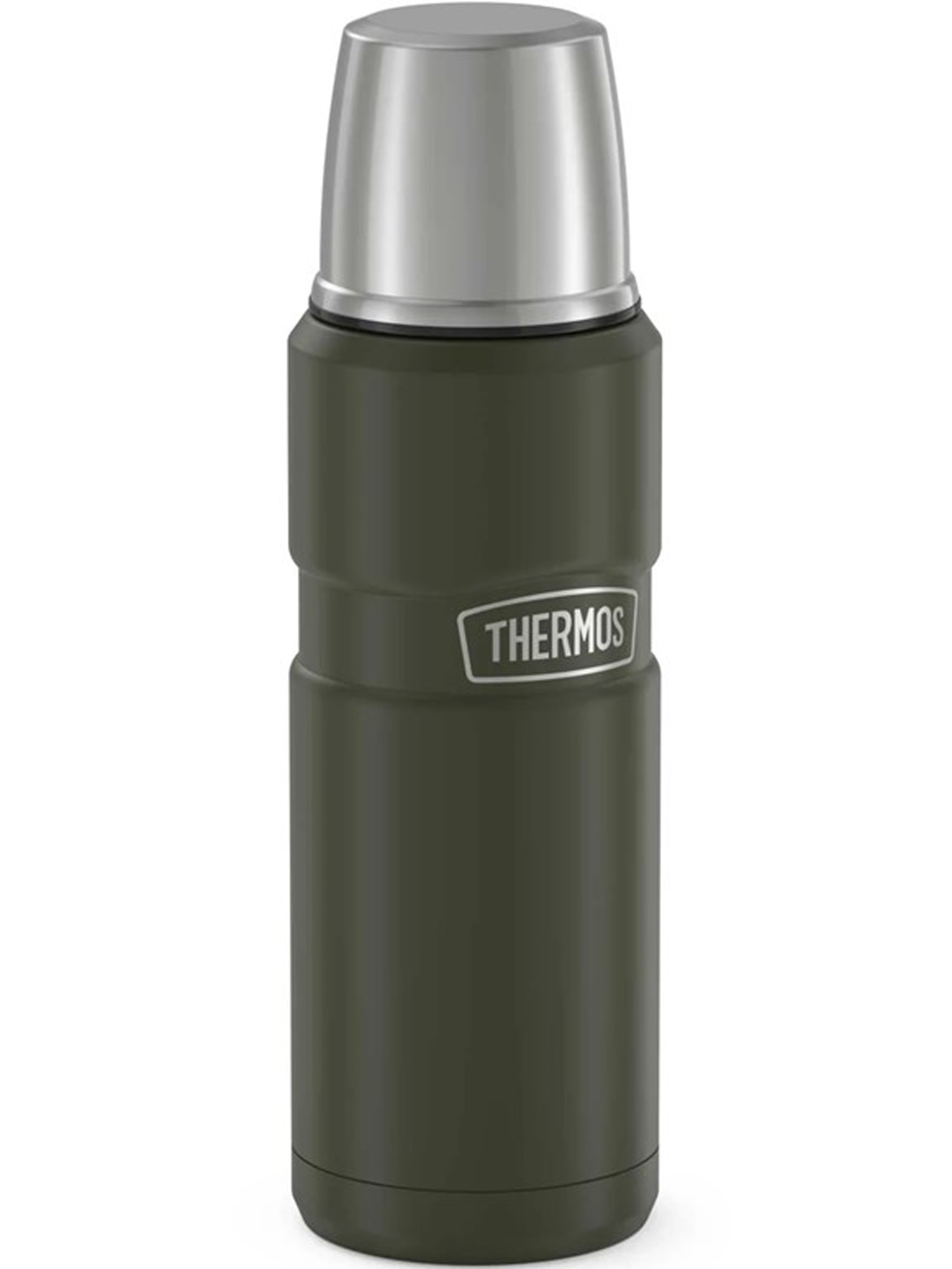 Термос для кофе чая 470 мл THERMOS KING-2000 хаки – нержавеющая сталь герметичный тепло/холод 12/24 часа - фото 7