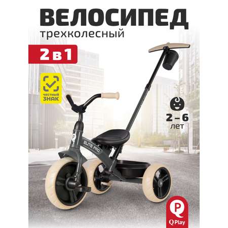 Трехколесный велосипед QPLAY 10 дюймов