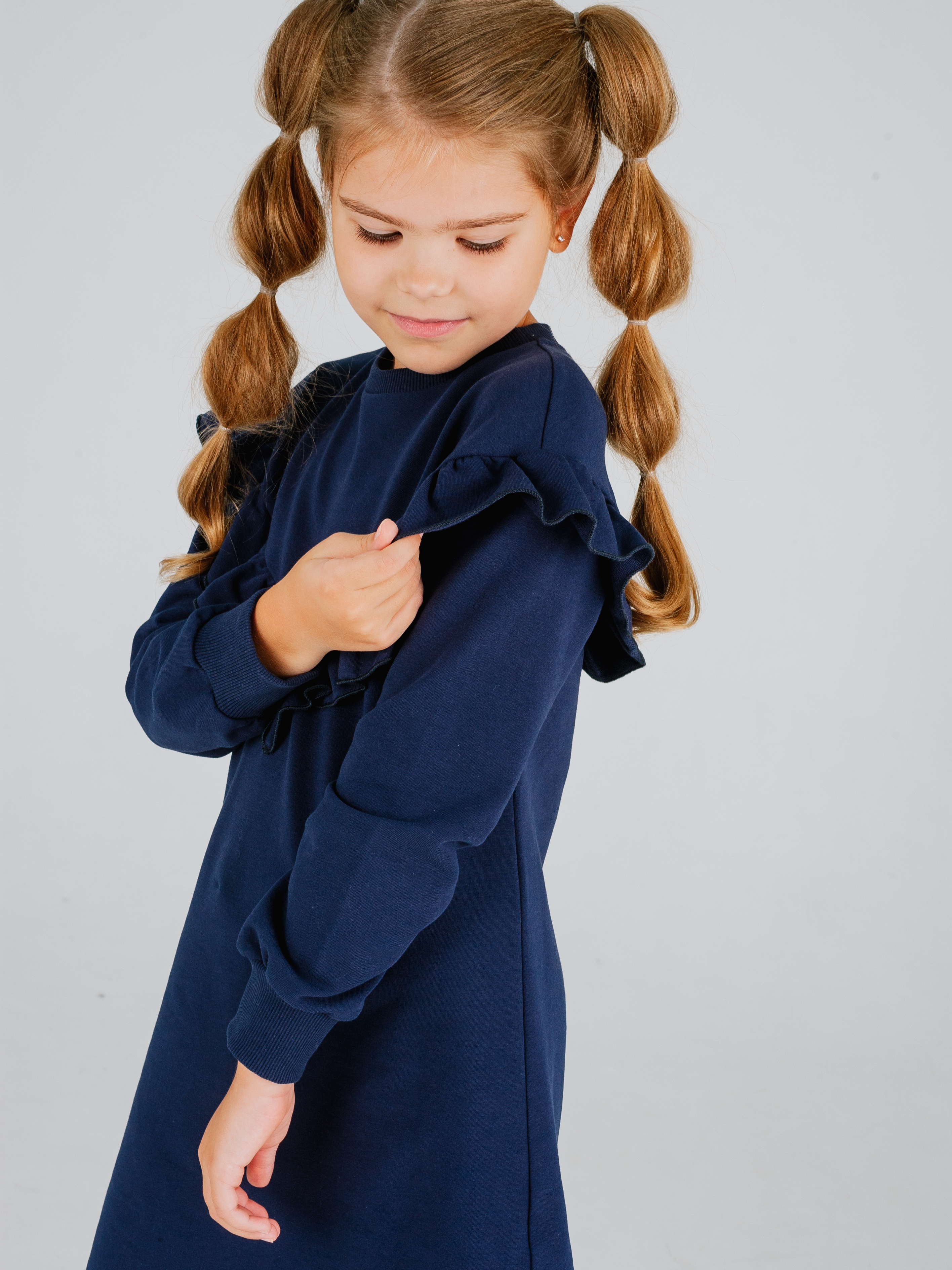 Платье MiloTa ПФ03/темно-синий - фото 5