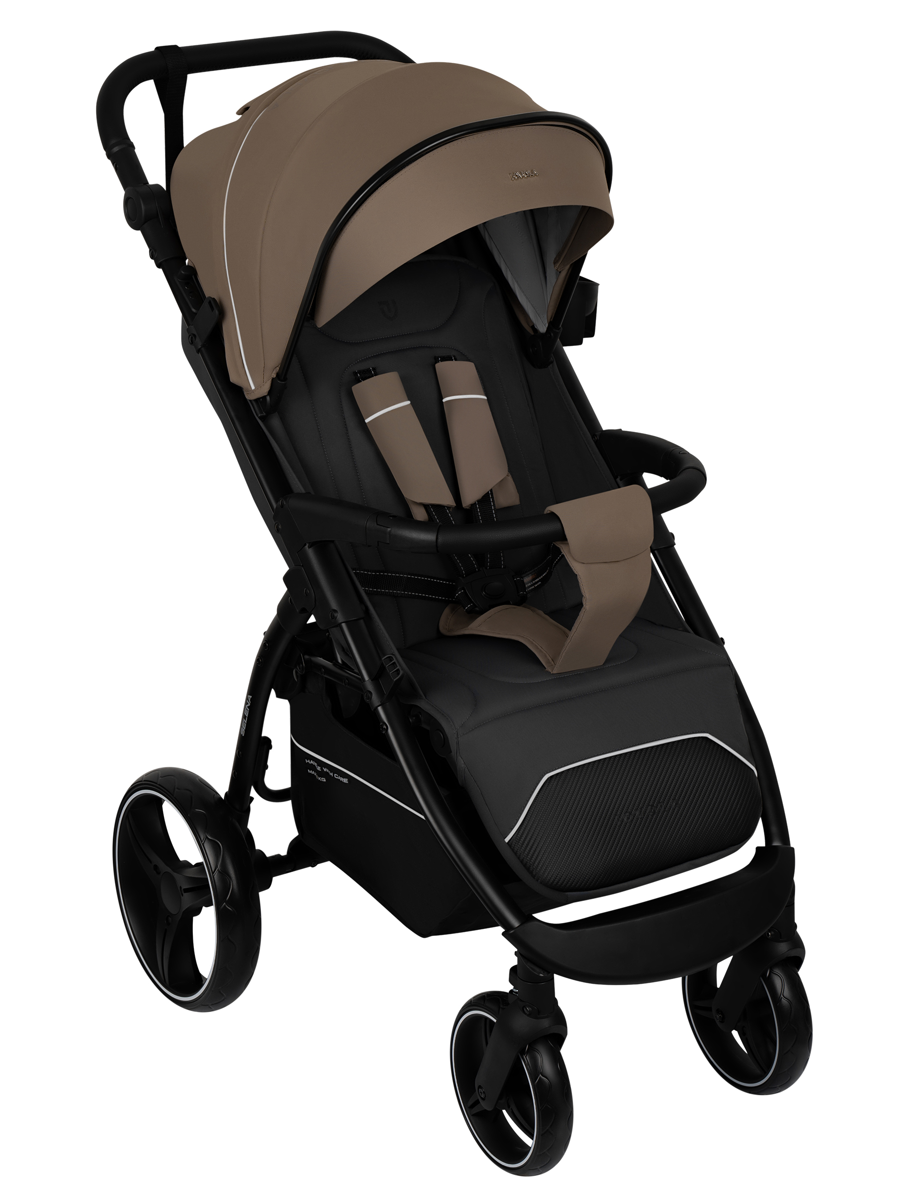 Коляска прогулочная JOVOLA SELENA 2026 темно-беж.-серый - фото 15