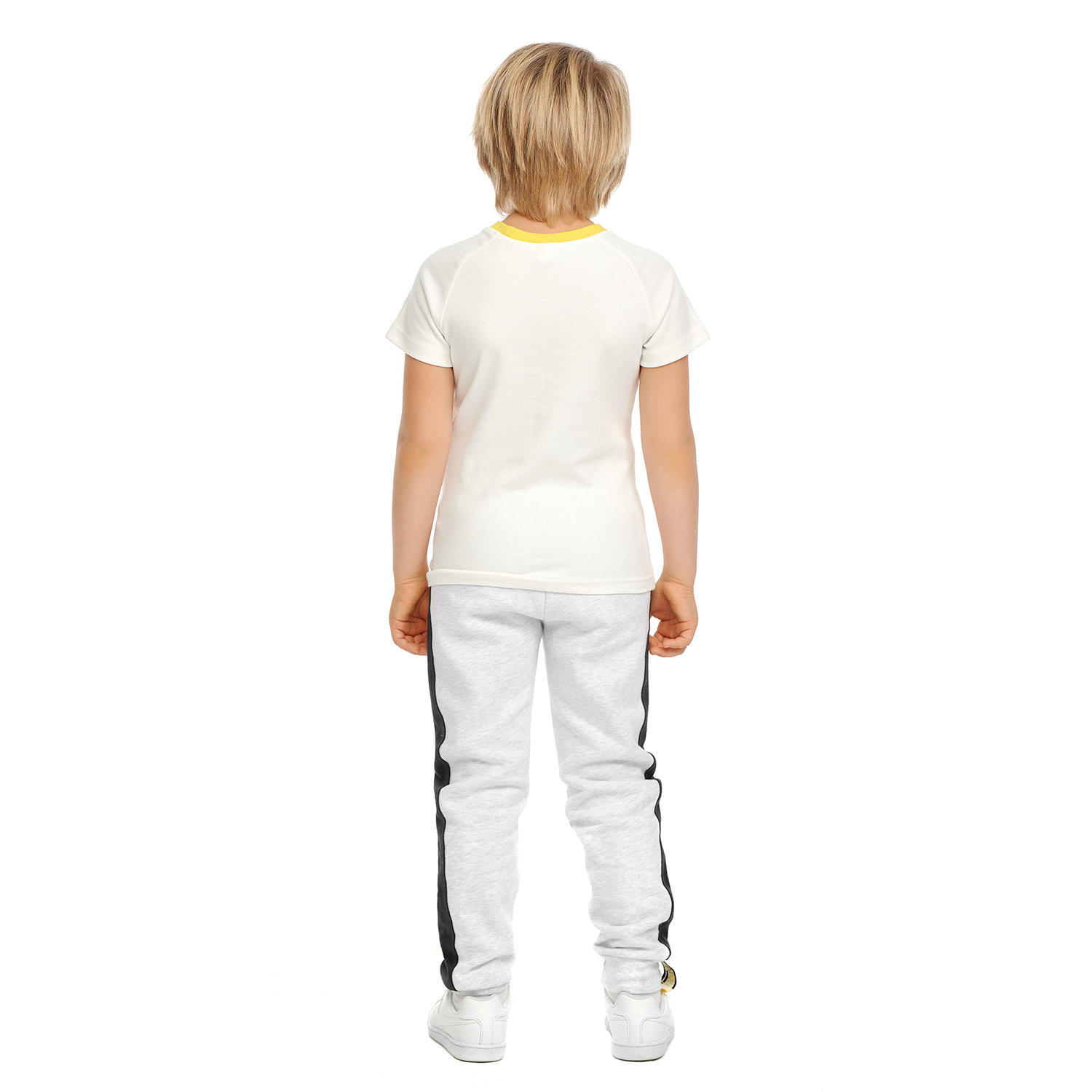 Футболка Lucky Child 95-26/2-7/молочный - фото 4