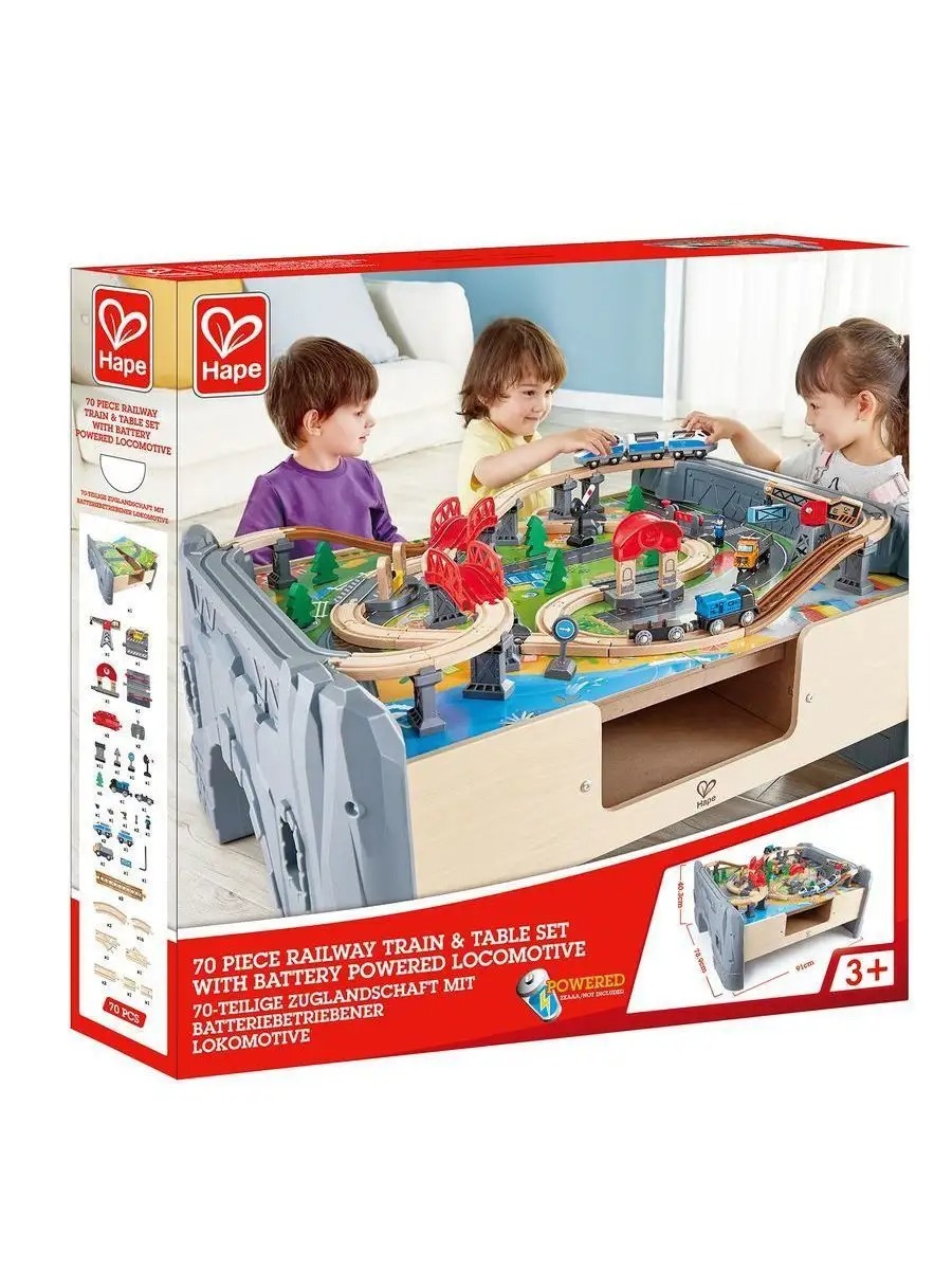 Набор железнодорожный Hape 91 см E3766_HP - фото 13