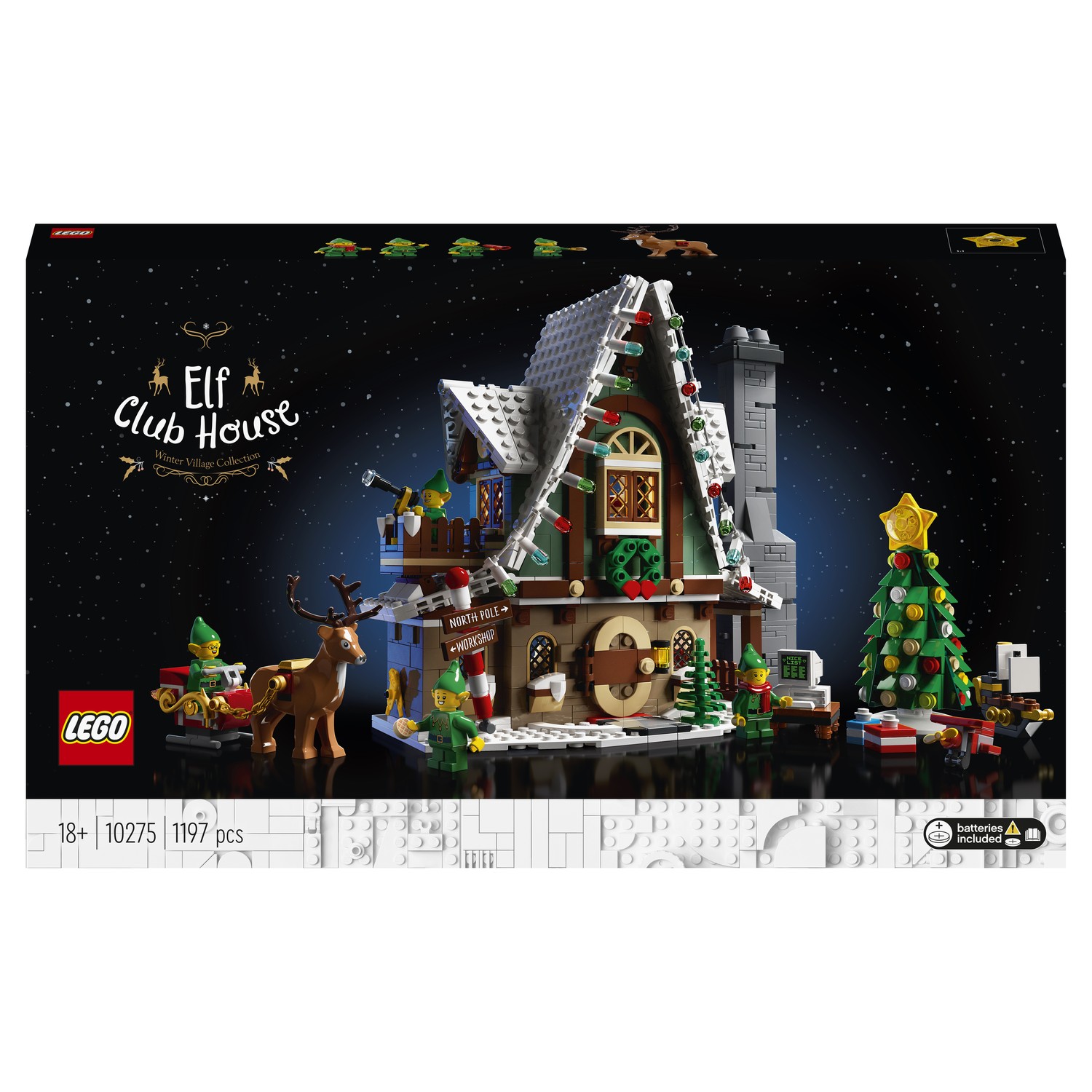 Конструктор LEGO Icons Домик эльфов блочный - фото 2