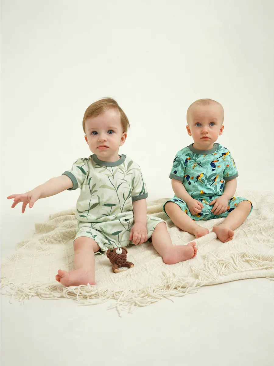 Песочник 3 шт Супер Пупс нбр/3прпе/ДжунглиТростникТуканыХаки - фото 20