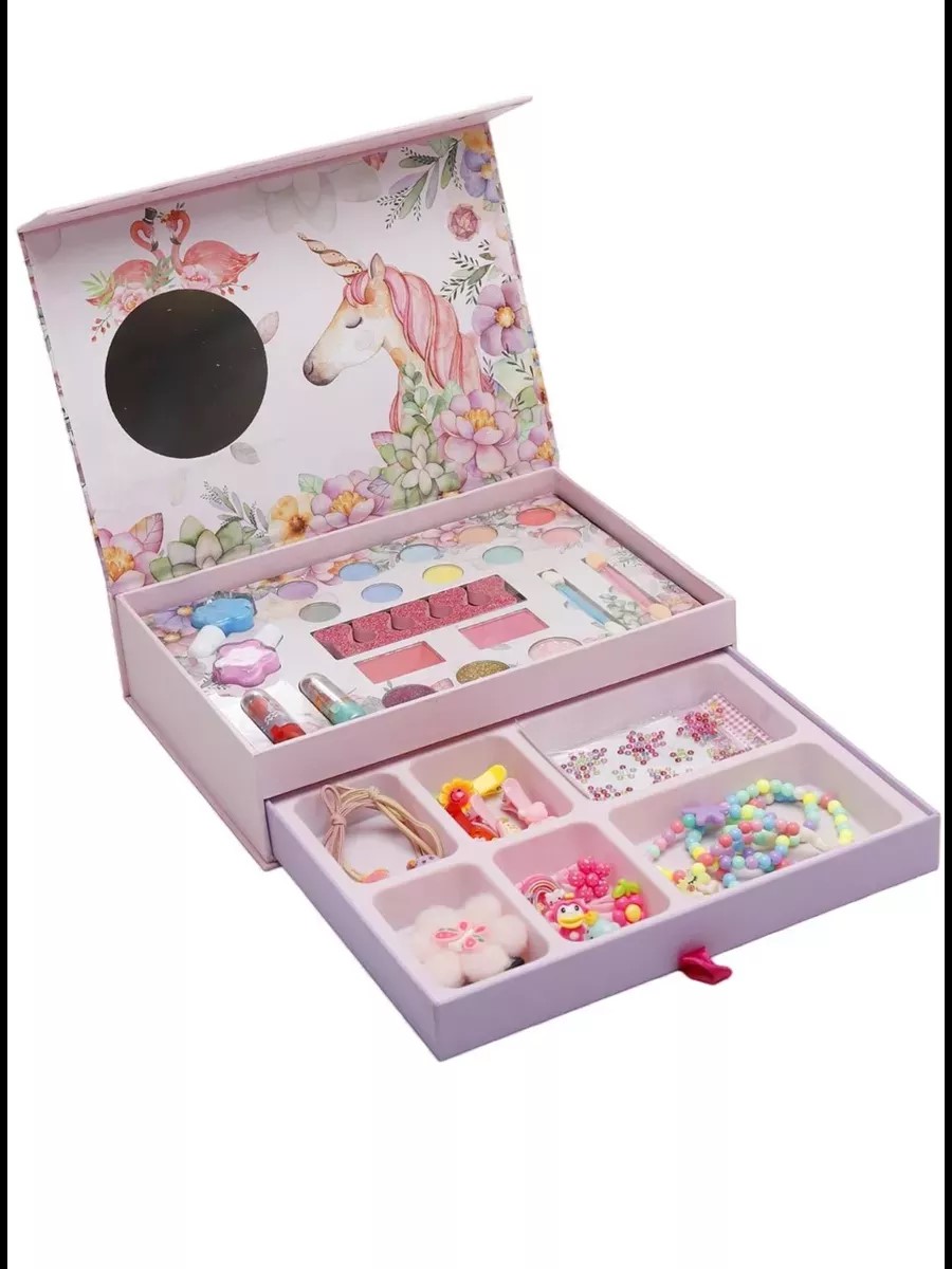 Декоративная косметики в чемоданчике ТОТОША Детская косметика набор - фото 7