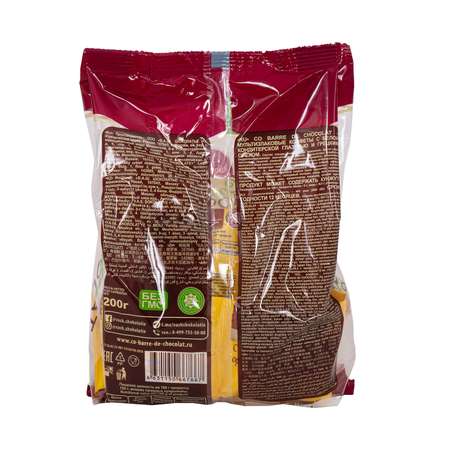 Мультизлаковые конфеты Co barre de CHOCOLAT с белой кондитерской глазурью и грецким орехом 200 г