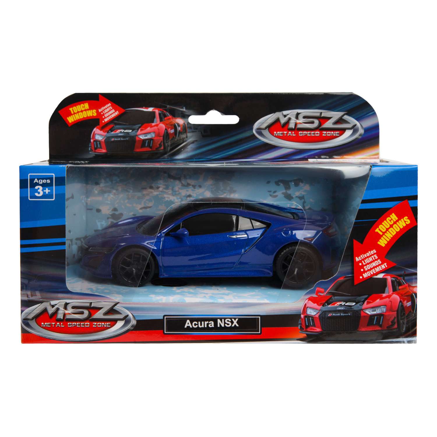 Автомобиль MSZ Honda 1:32 68390 - фото 7