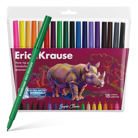Фломастеры ErichKrause 18 шт.