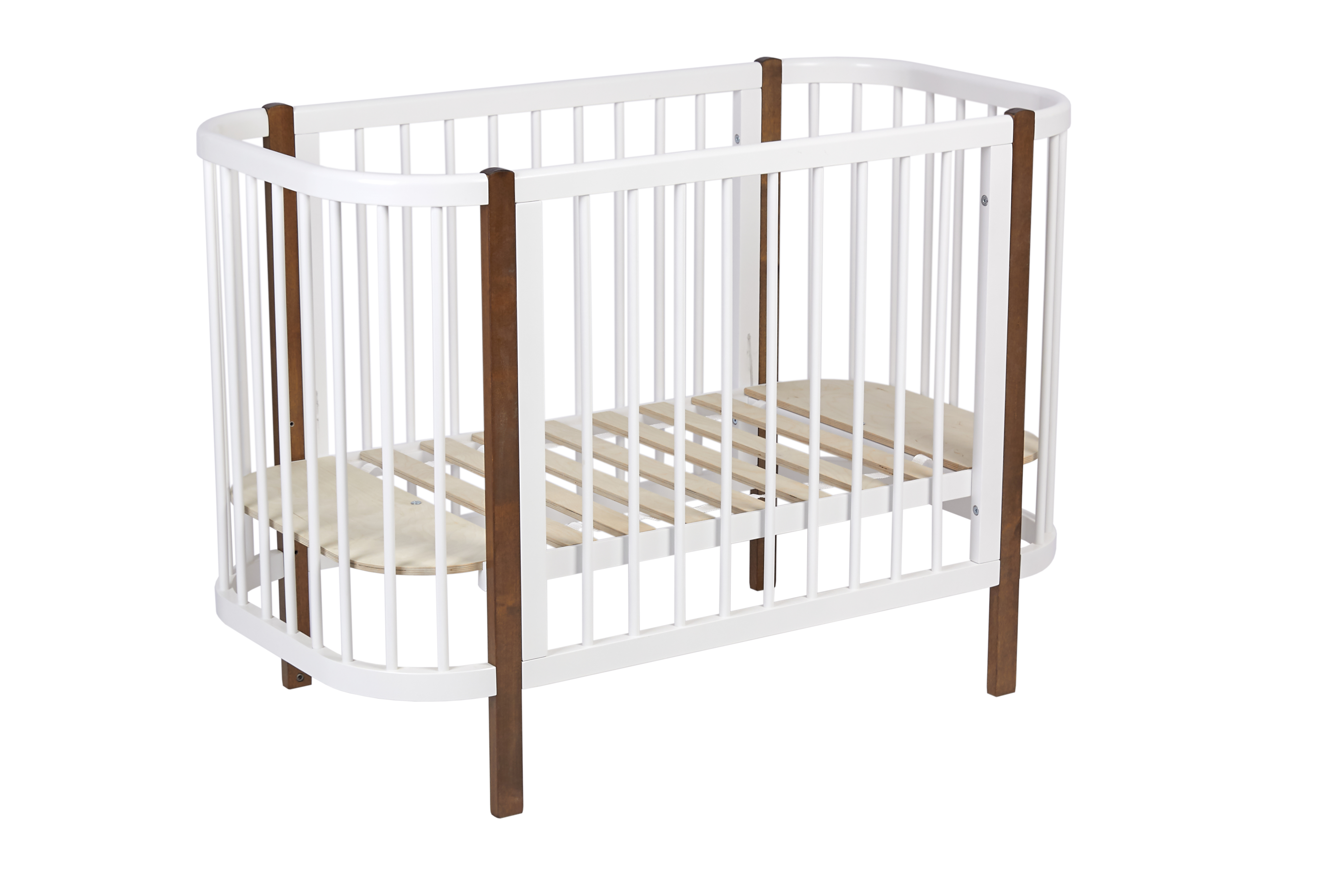 Детская кроватка Polini kids прямоугольная, продольный маятник - фото 7