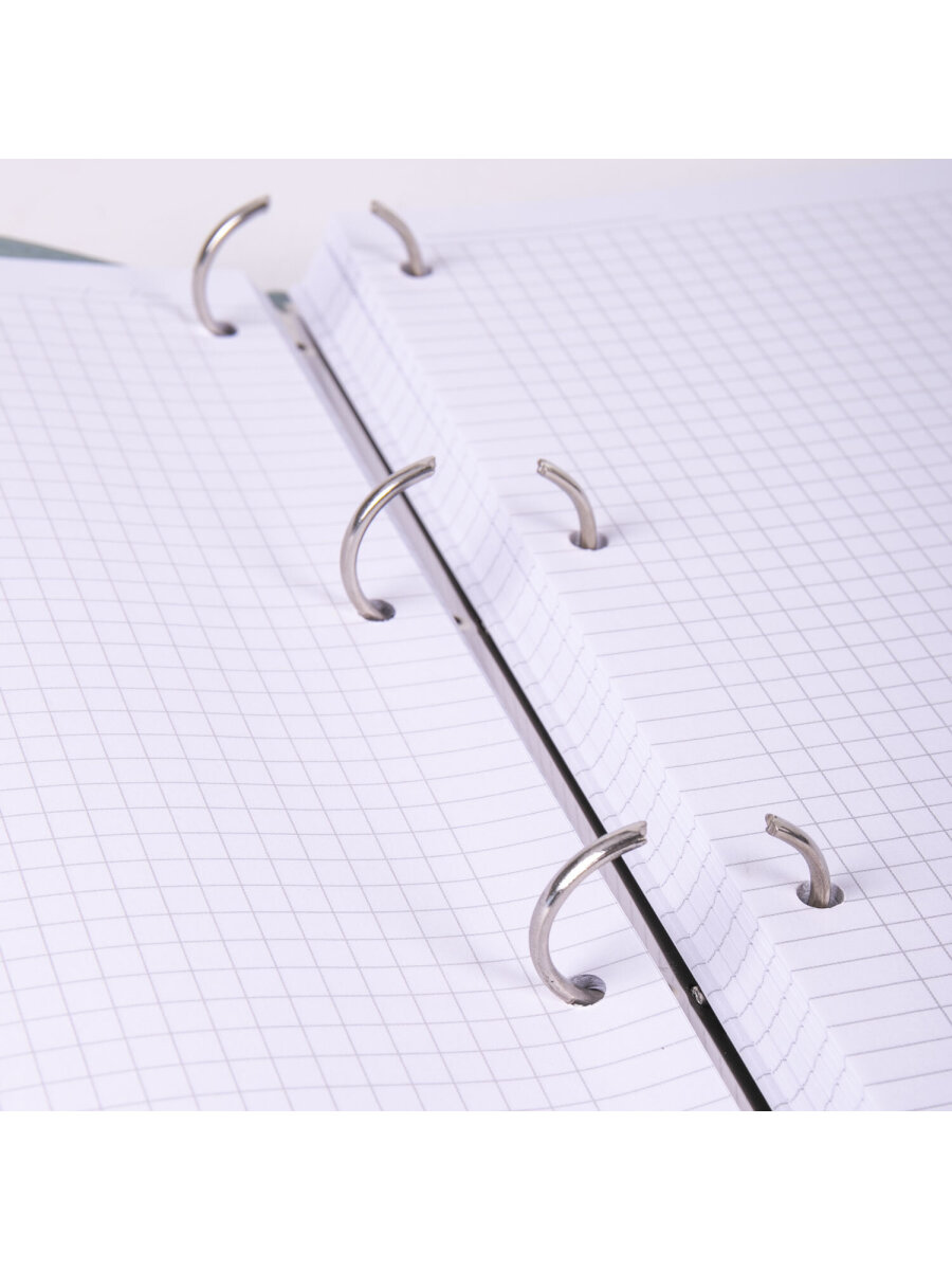 Тетрадь со сменным блоком Brauberg клетка 120 лист. - фото 9