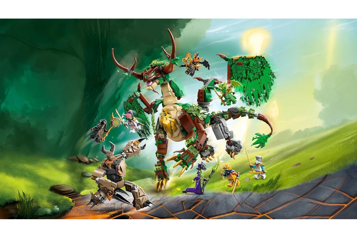 Конструктор LEGO NINJAGO Дракон Жизни 1050 дет. - фото 5