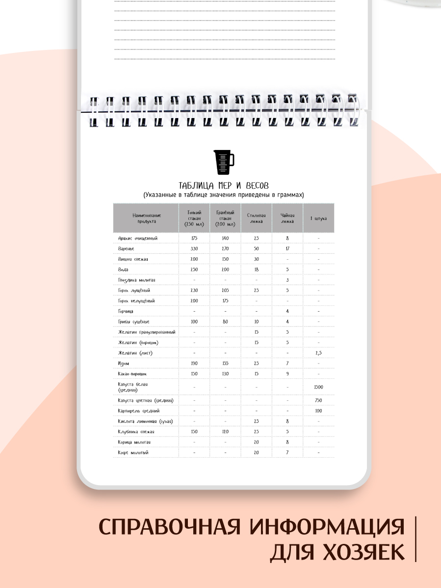 Блокнот Проф-Пресс для записи кулинарных рецептов 64 лист. - фото 4