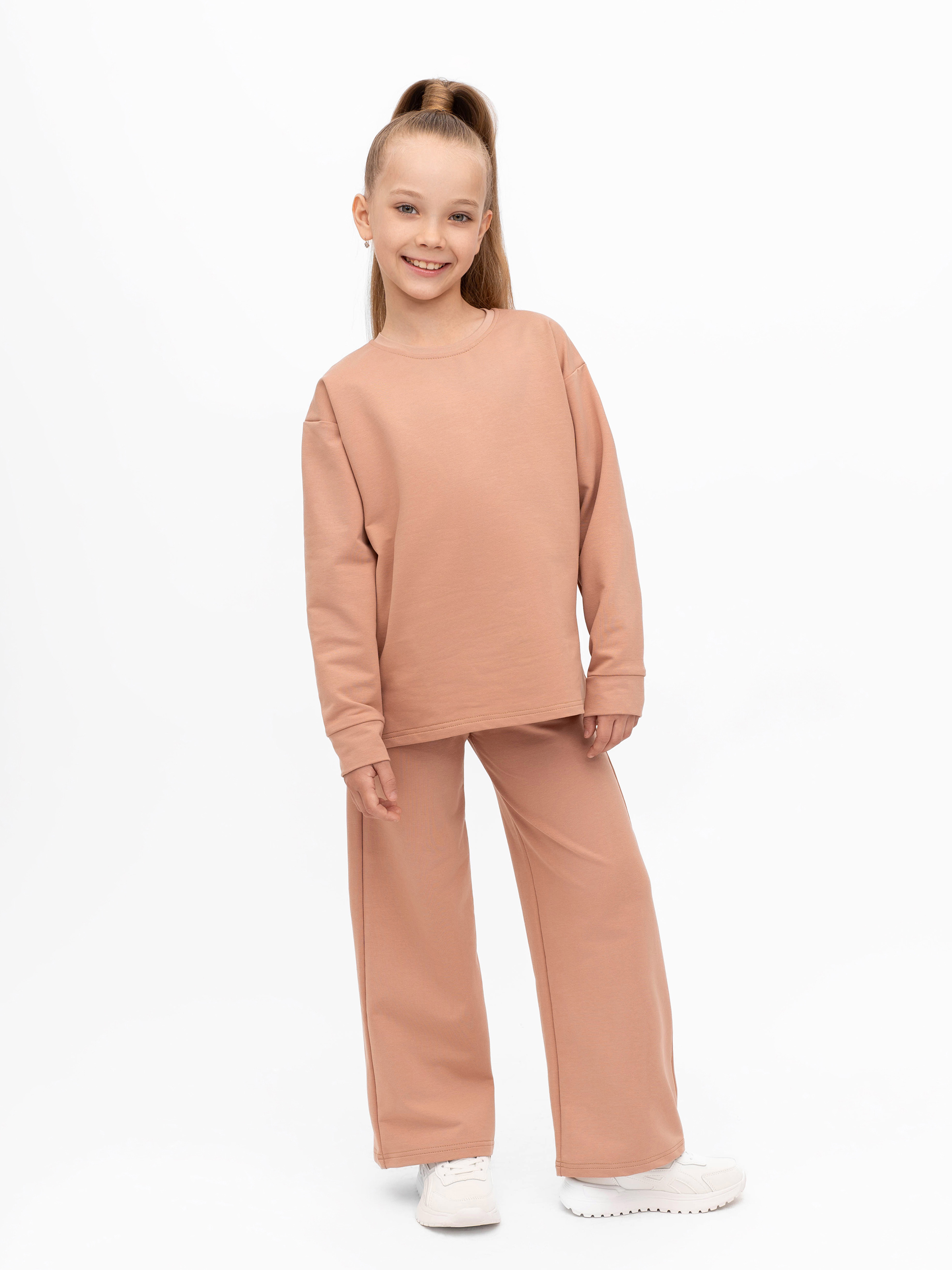 Свитшот и брюки Утенок 7065 капучино - фото 13