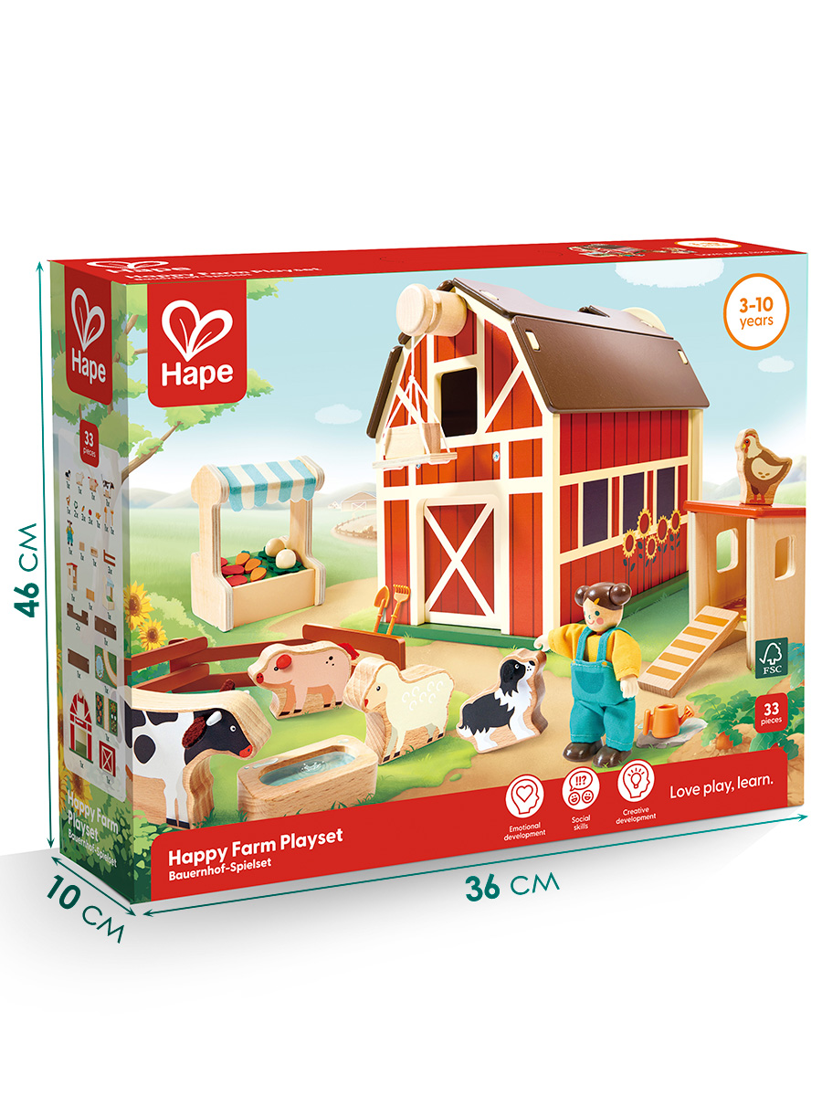 Домик для кукол Hape 30.6 см с мебелью E3530_HP - фото 7