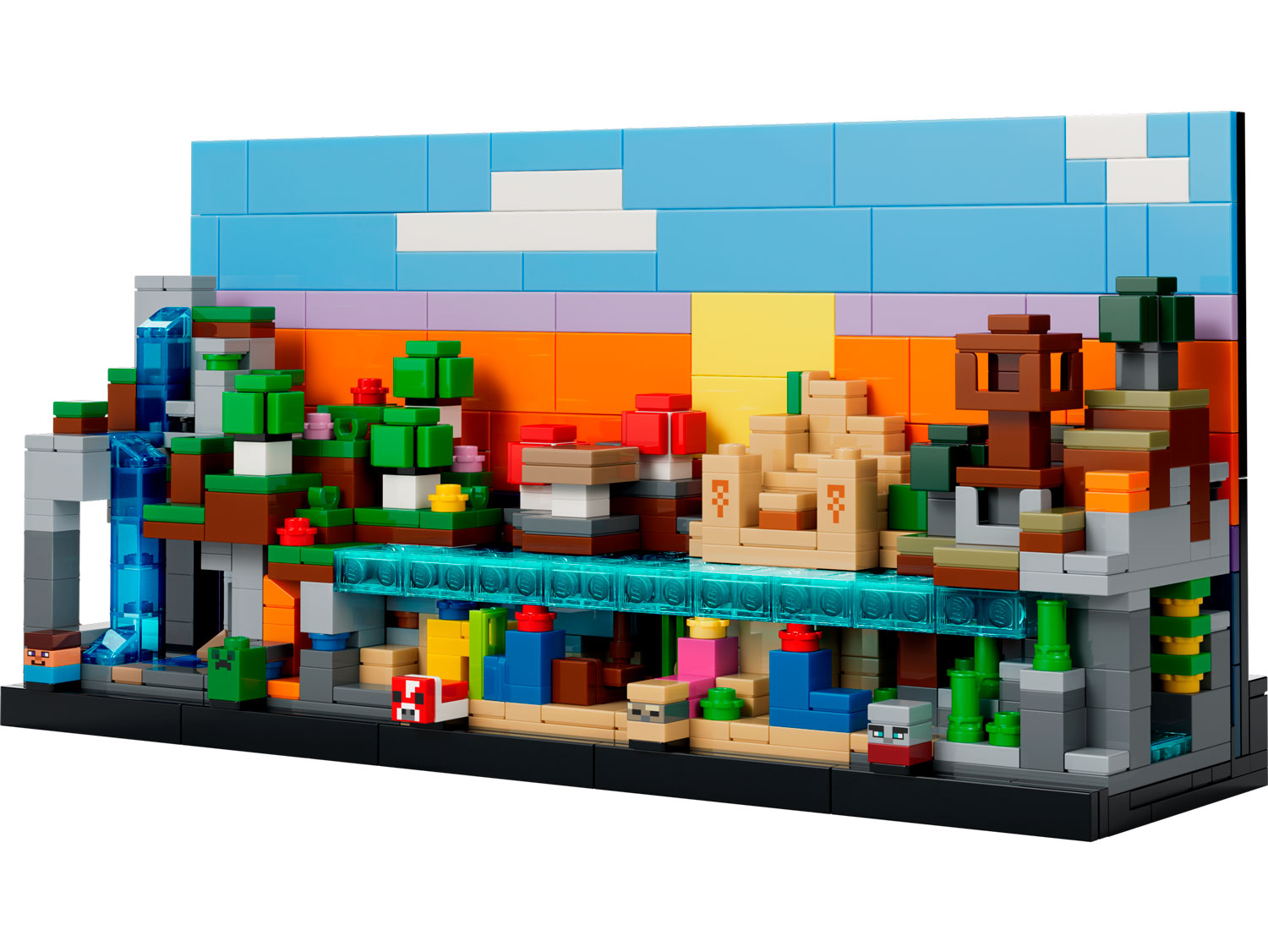 Конструктор LEGO Minecraft Мини-биомы 797 дет. - фото 10