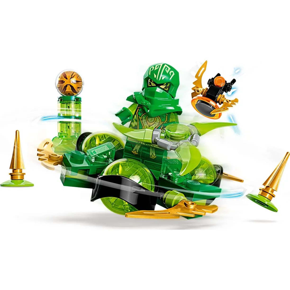 Конструктор LEGO NINJAGO Сила дракона Ллойда: Торнадо блочный - фото 8