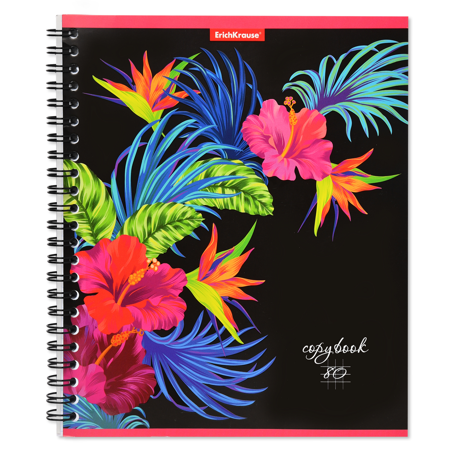 Общая тетрадь ErichKrause клетка 80 лист. в ассортименте - фото 4