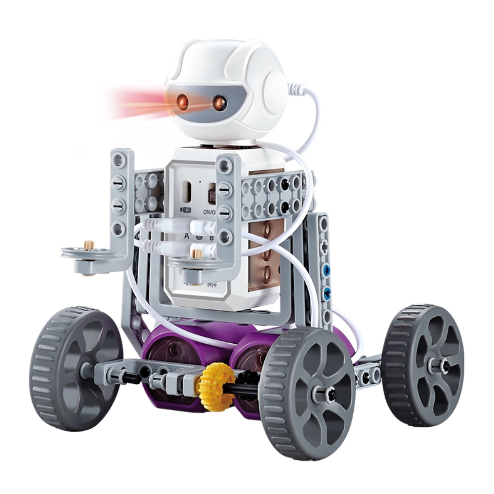 Конструктор SCIENCE EDUCATION Робототехника 402 эксперимента электронный 197 дет. - фото 13