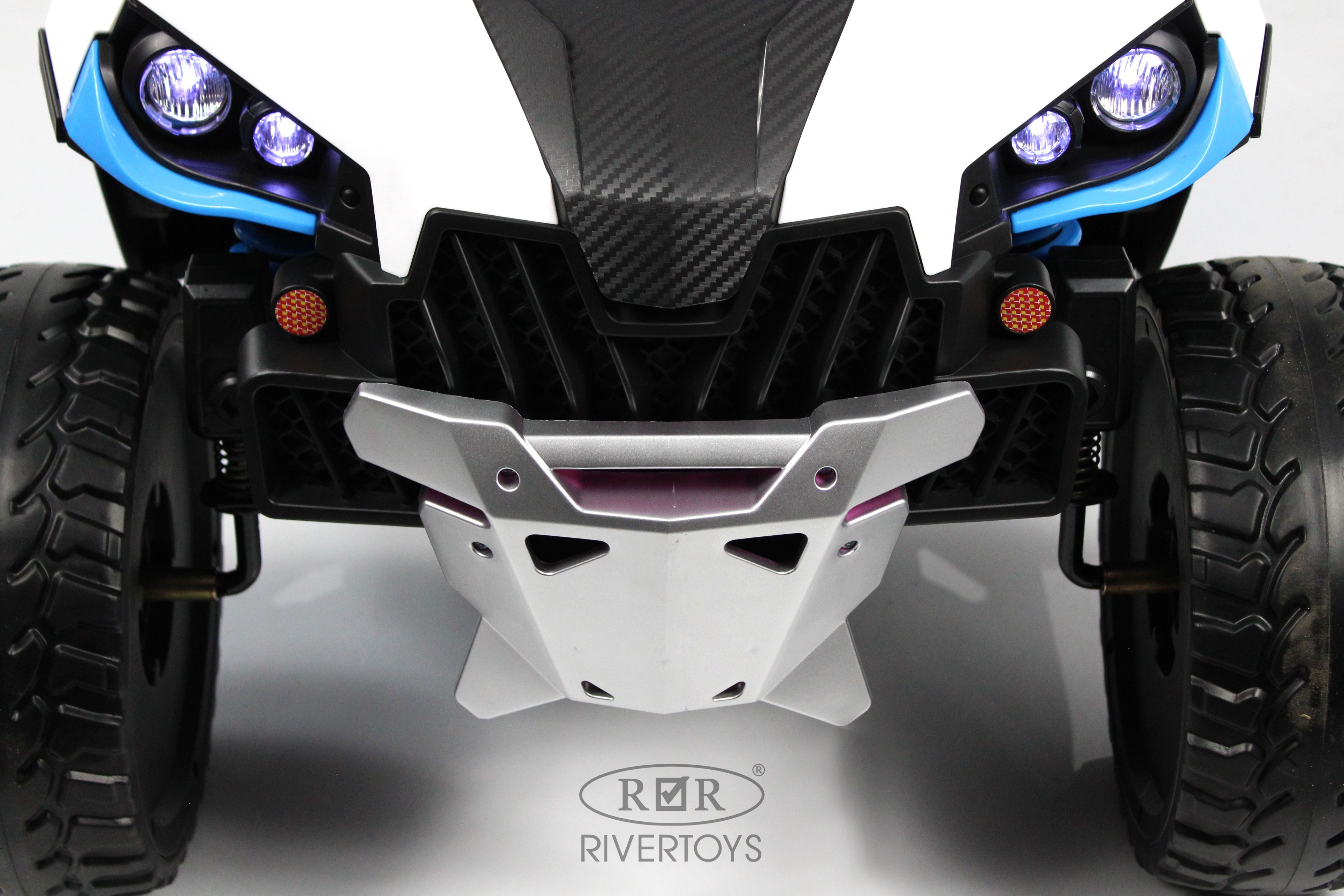 Электромобиль RIVERTOYS F888FF-BLUE С пультом ДУ - фото 17