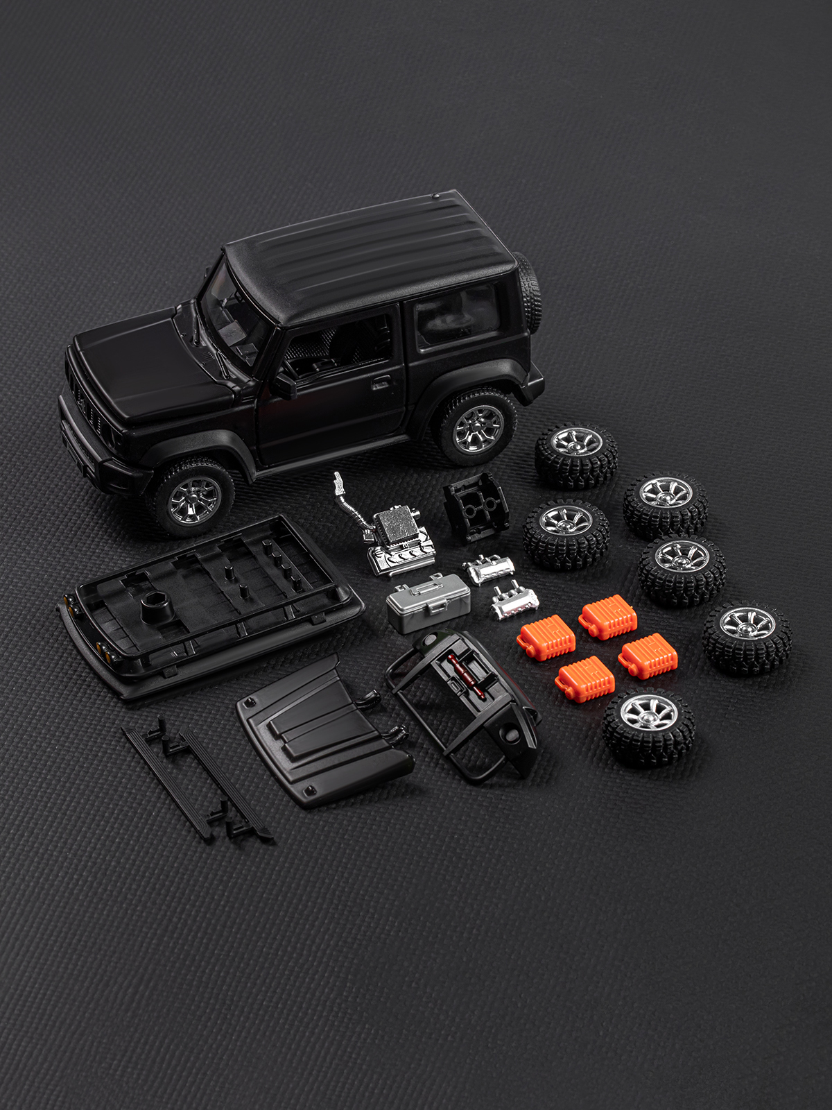 Автомобиль АВТОпанорама Suzuki Jimny 2018 Сборная модель 1:32 JB1251724 - фото 32