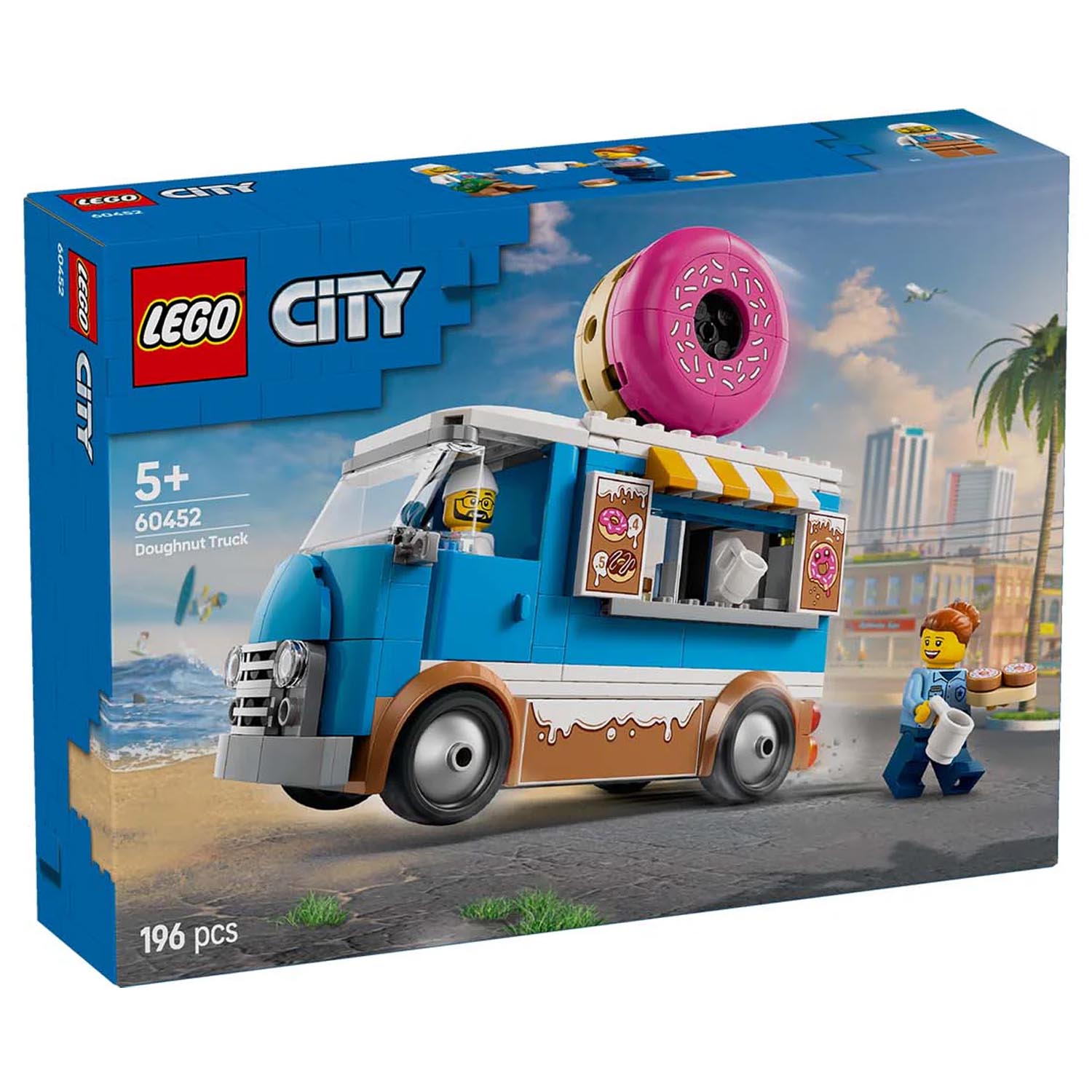 Конструктор LEGO City Фургон с пончиками 196 дет. - фото 8