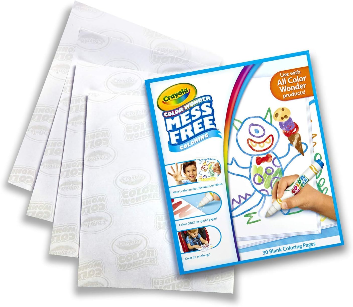 Набор для рисования Crayola Волшебные Color Wonder 30 стр - фото 1