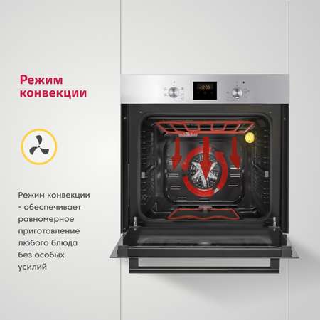 Электрический духовой шкаф Simfer Simfer Черный, Серебристый