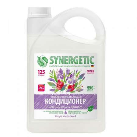Кондиционер Synergetic Нежный ирис и гранат 3.5 л