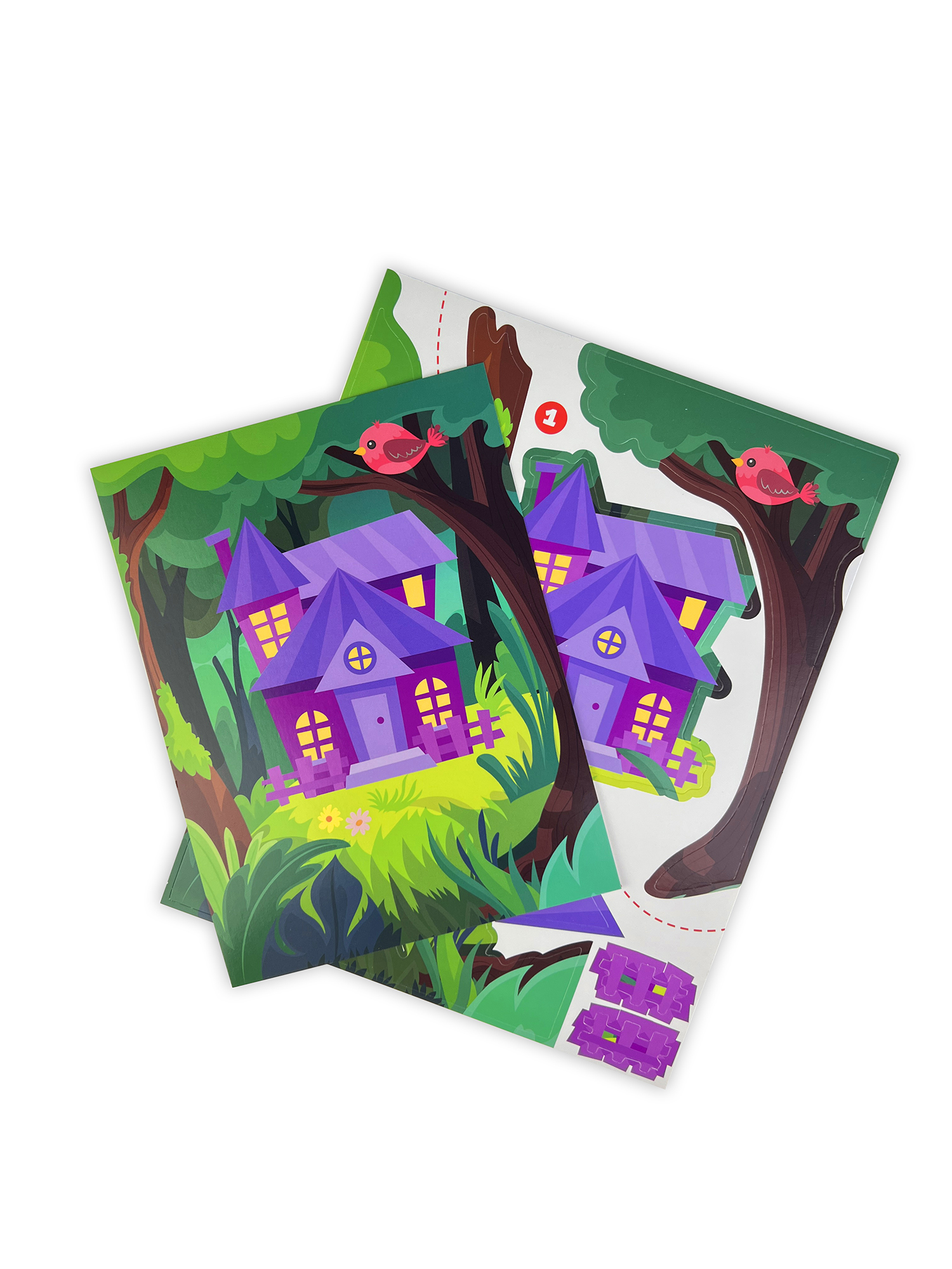 Набор для творчества Дрофа-Медиа аппликация Котёнок Домик Фламинго - фото 12