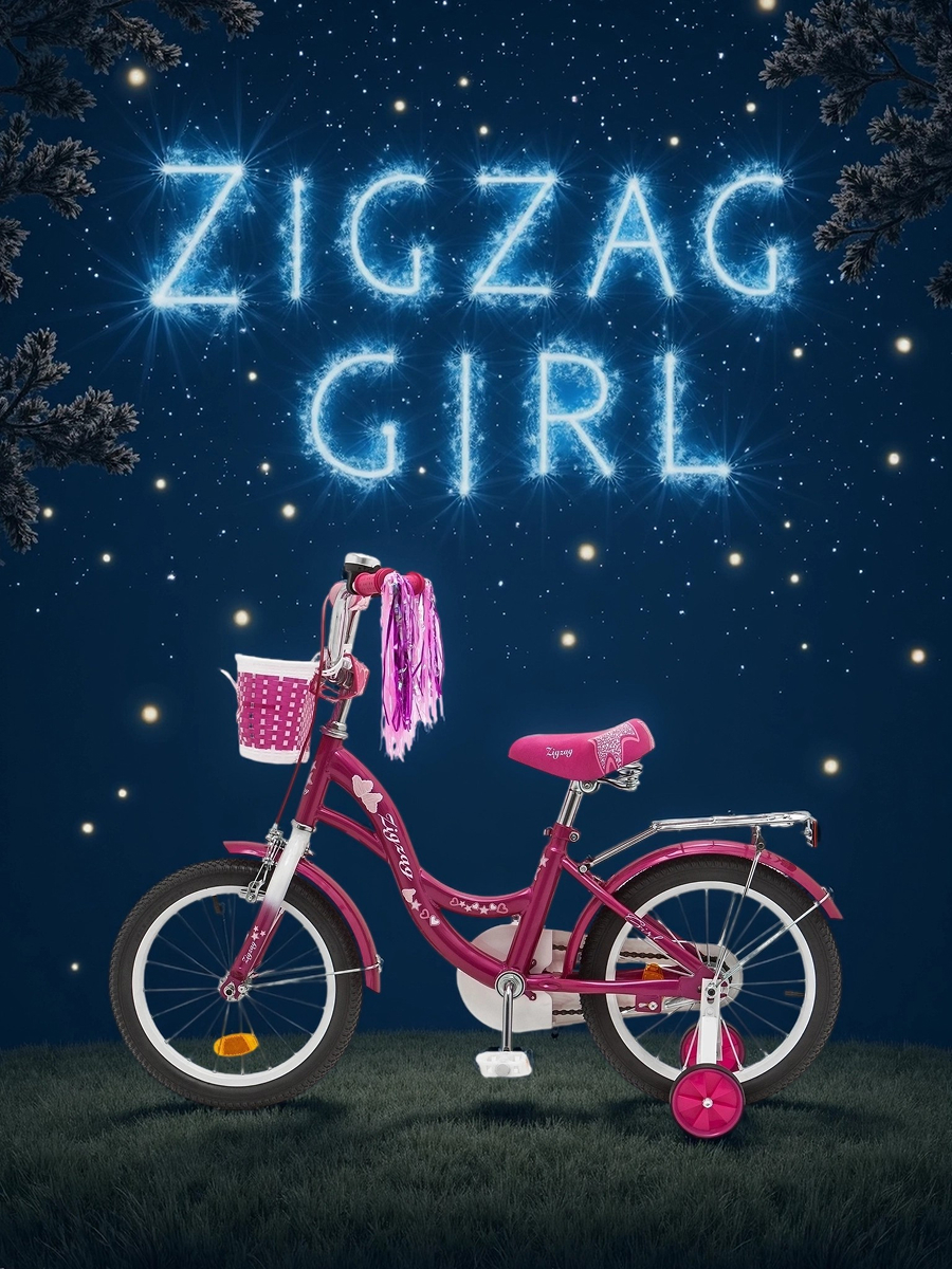 Двухколесный велосипед ZigZag 16 дюймов - фото 9