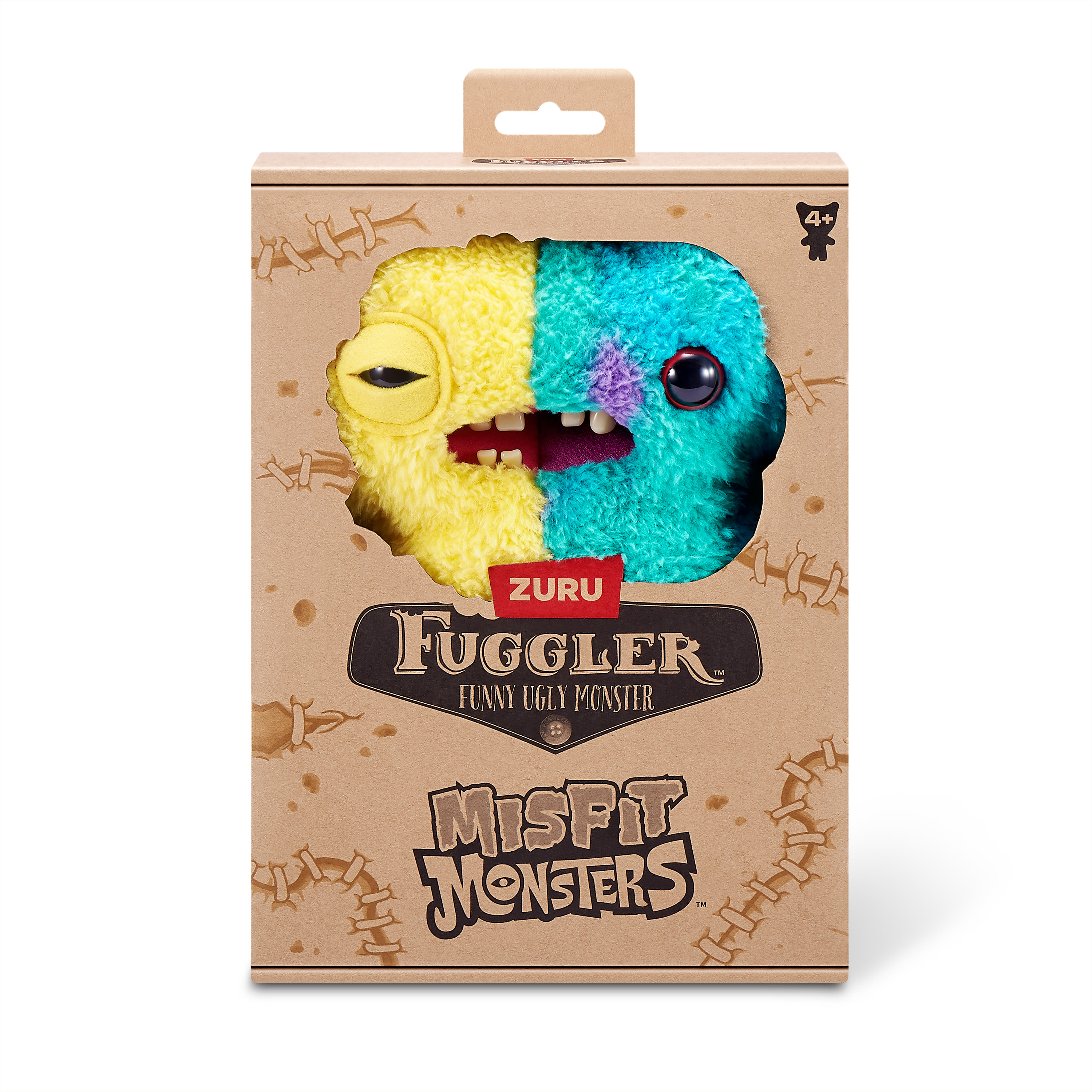 Мягкая игрушка FUGGLER Зубастик Половинки 24 см - фото 11