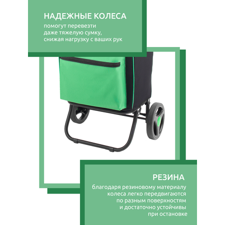 Сумка хозяйственная Исток тележка на колесиках