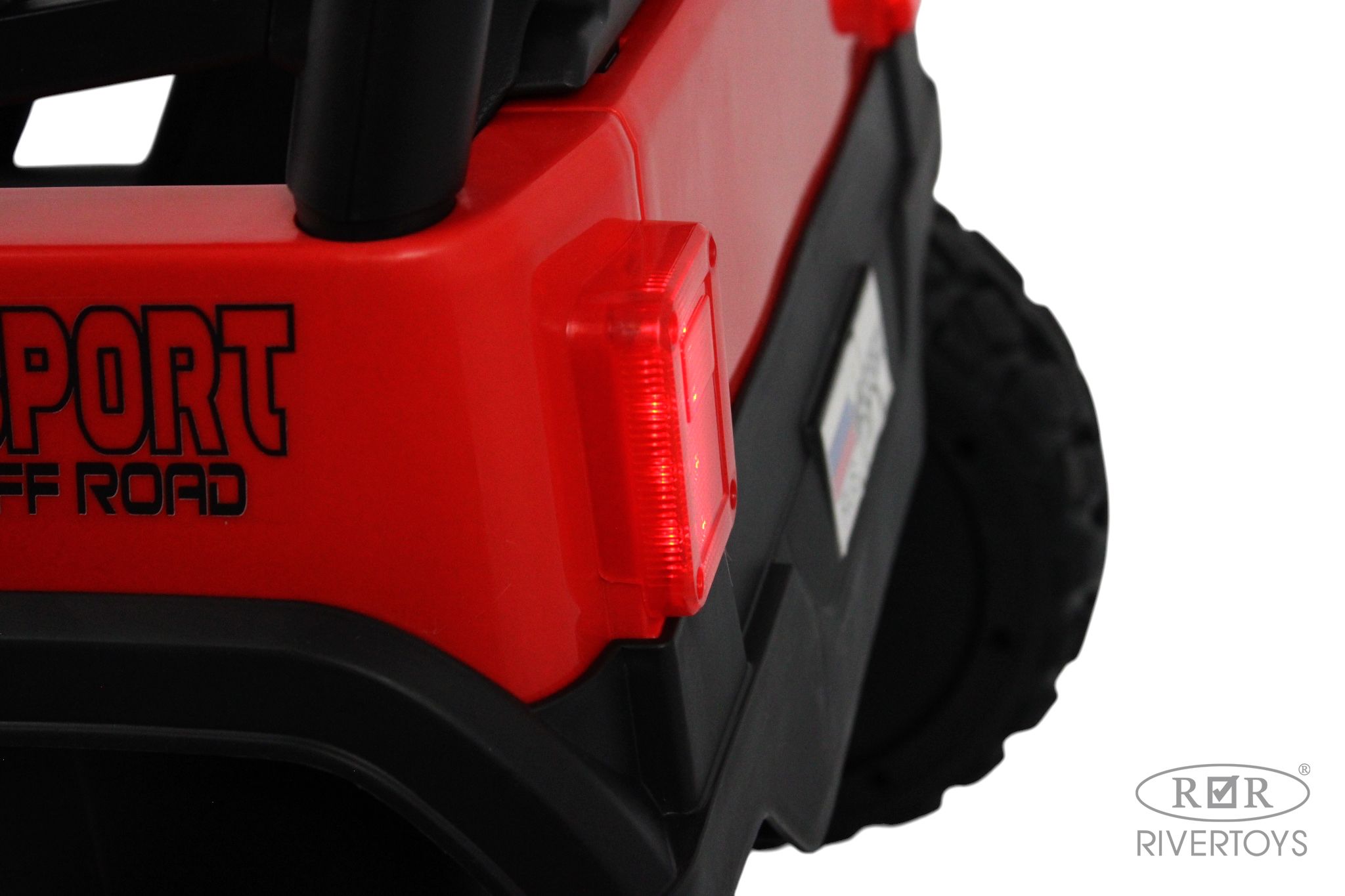 Электромобиль RIVERTOYS М555БХ-NEW-RED С пультом ДУ - фото 8