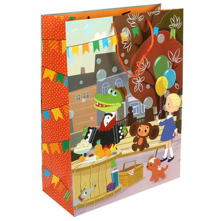 Пакет Чудо Праздник Союзмультфильм 33.5*45*15 190гр/м²
