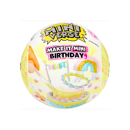 Игровой набор MGAs MiniVerse Birthday мини-еда
