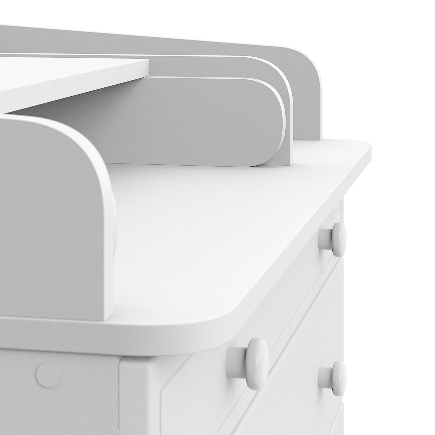 Комод пеленальный aton baby furniture Elio (белый) - фото 2