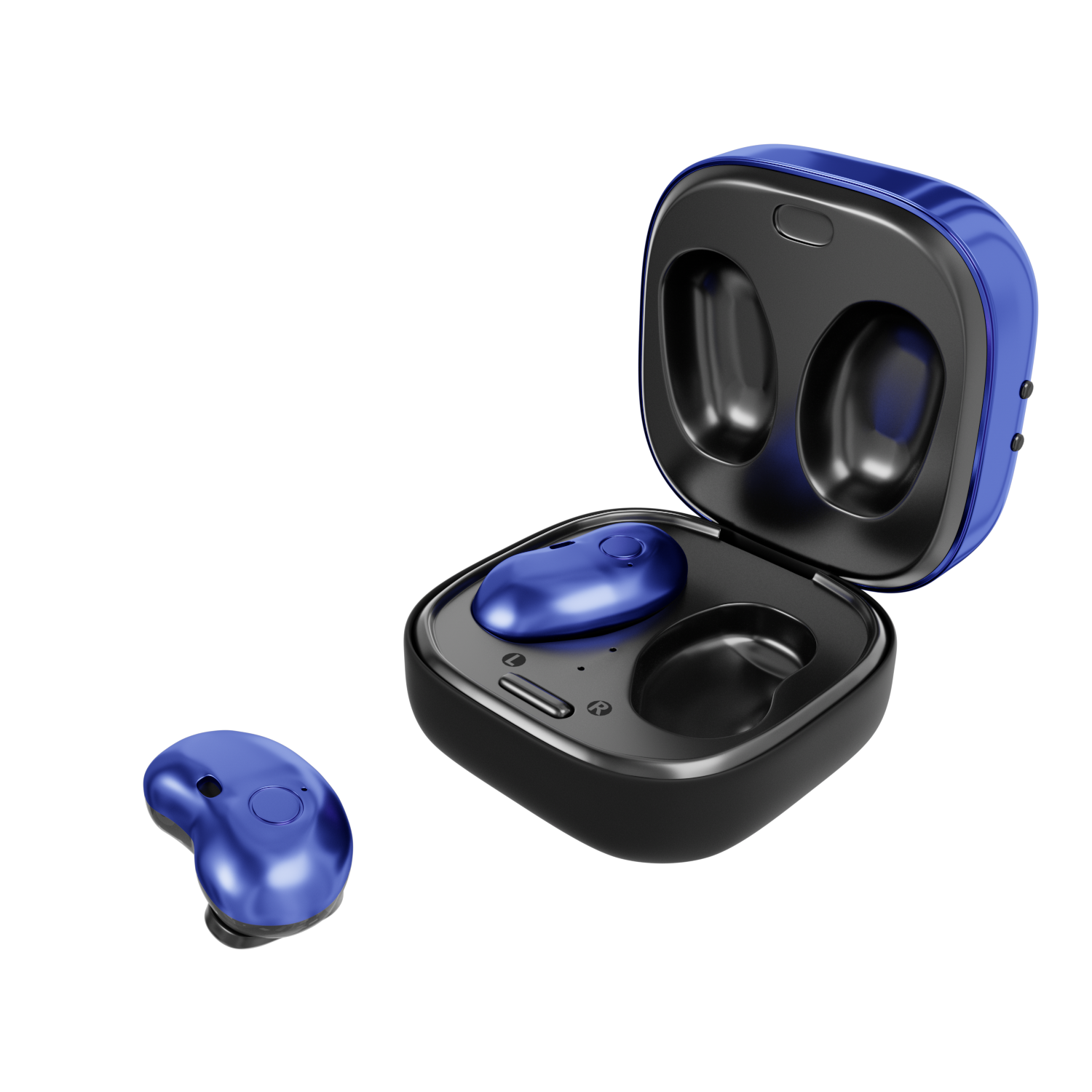 Bluetooth-наушники беспроводные More Choice BW22S Blue - фото 8