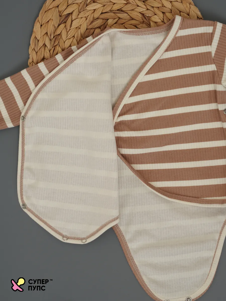 Боди 3 шт Супер Пупс нбр/3пр/бд/зап/таупкапибары - фото 21