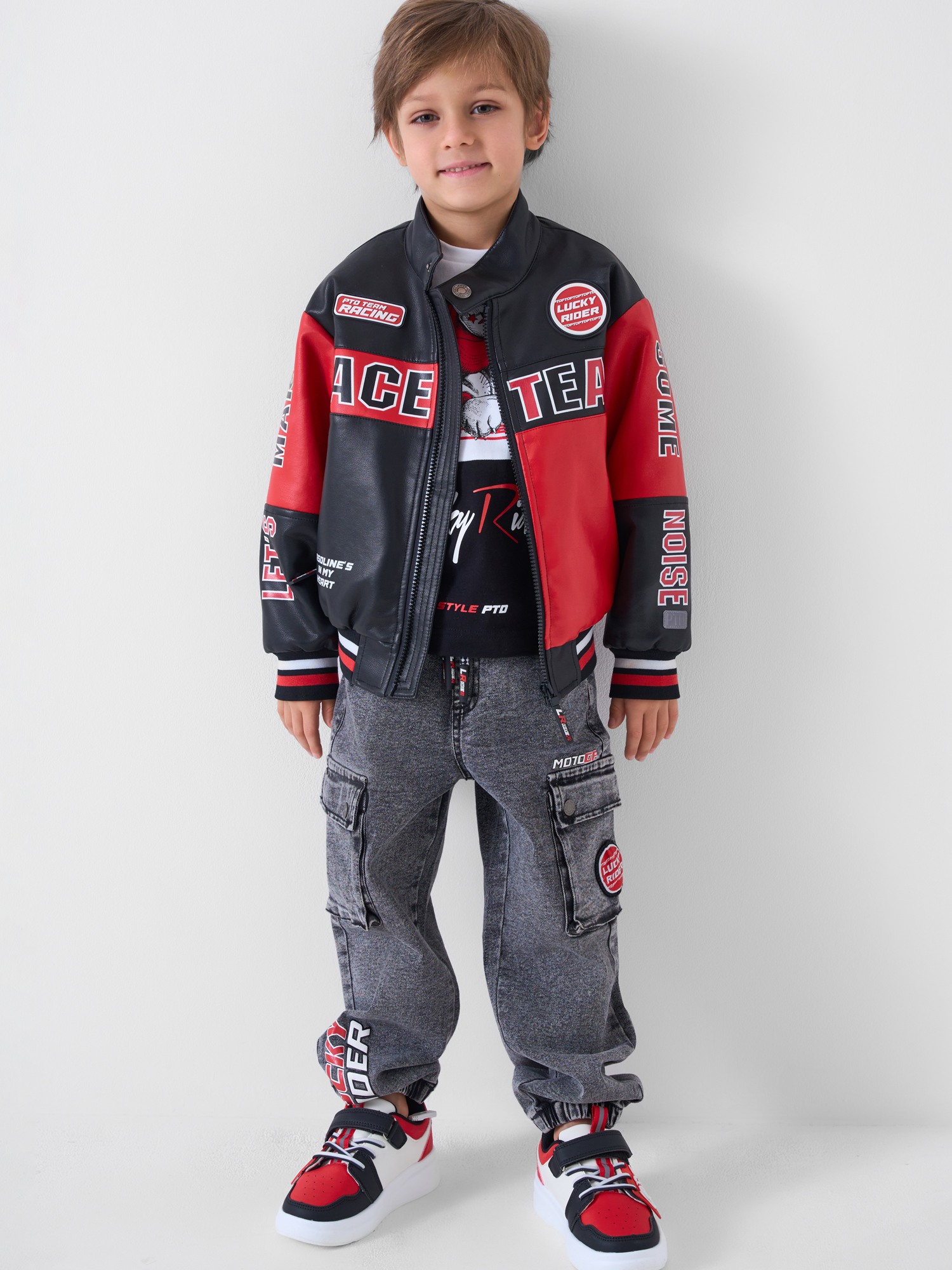 Куртка кожаная PlayToday 12612276 - фото 6