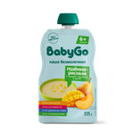 Каша BabyGo пшено-рисовая (груша-манго-персик)