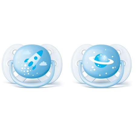 Пустышка Philips Avent ортодонтическая от 0 мес. 2 шт.