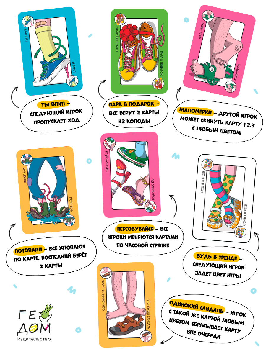 Настольная игра ГЕОДОМ Уноси ноги - фото 5