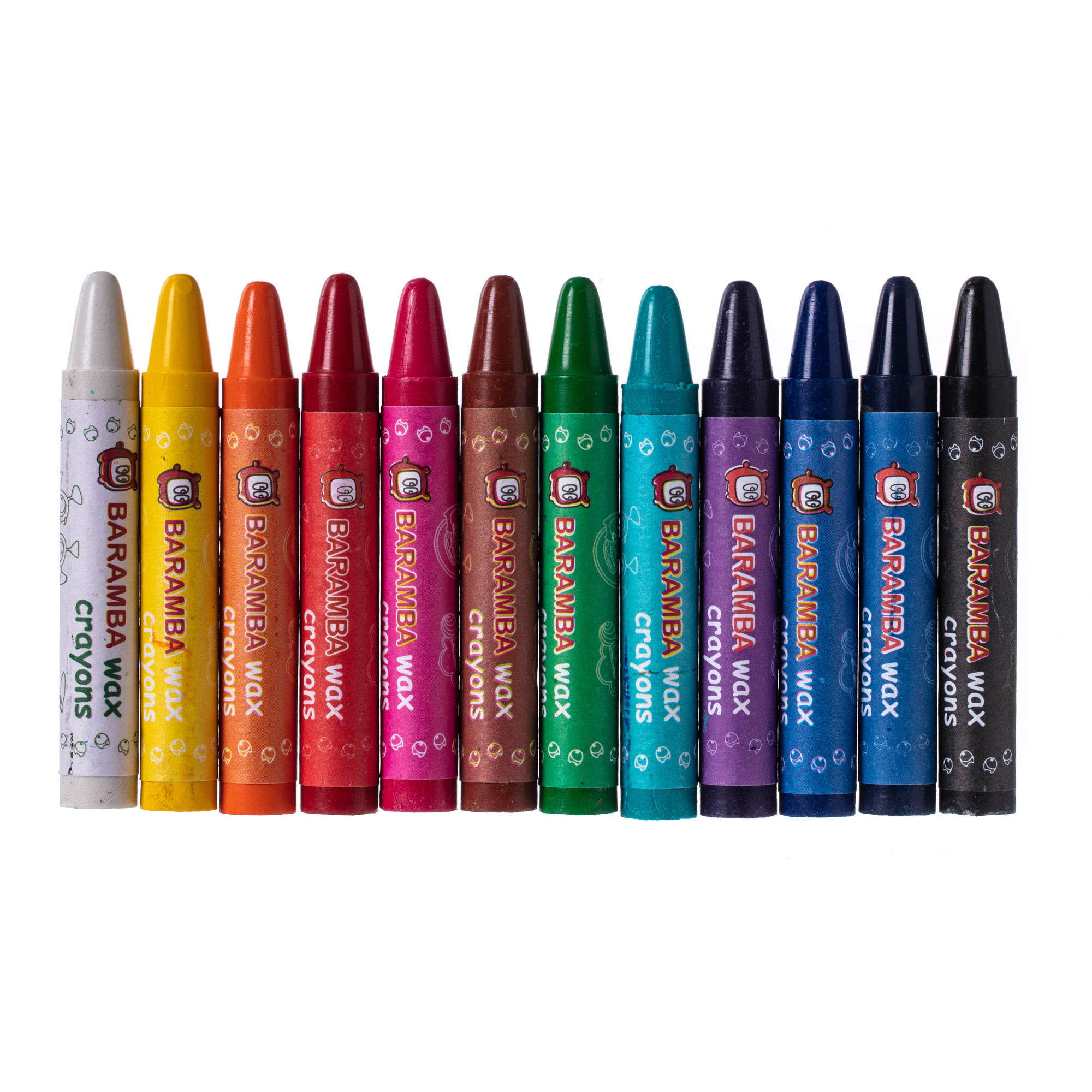 Восковые мелки Baramba 12 шт. - фото 2