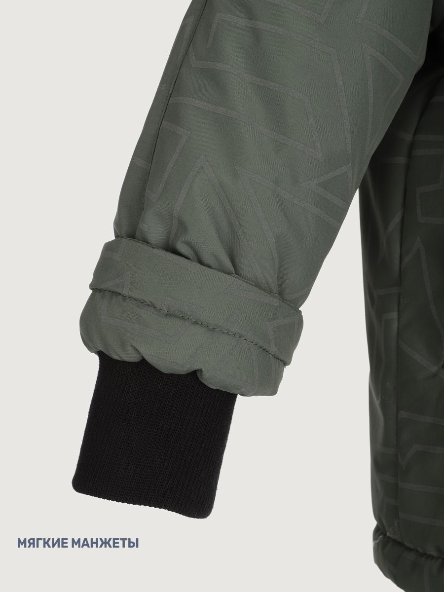 Куртка и брюки BASE by NIKASTYLE б7з10925 хаки/черный - фото 11