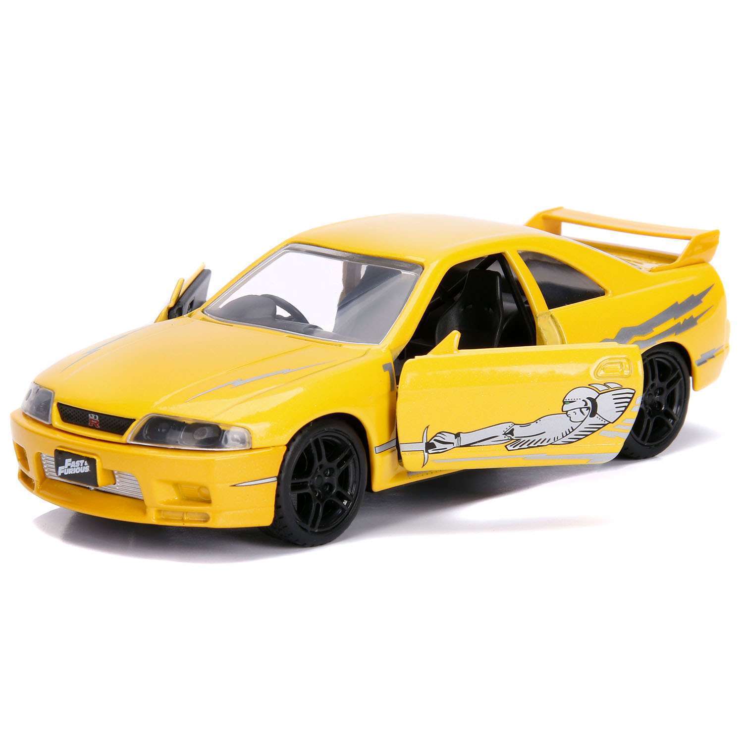 Автомобиль Jada Toys Nissan 1:32 желтый ТоуR108 - фото 10