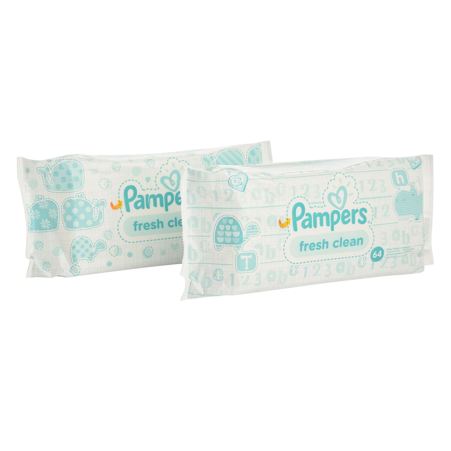 Влажные салфетки Pampers Fresh Clean 2 упак. 64 шт. - фото 11