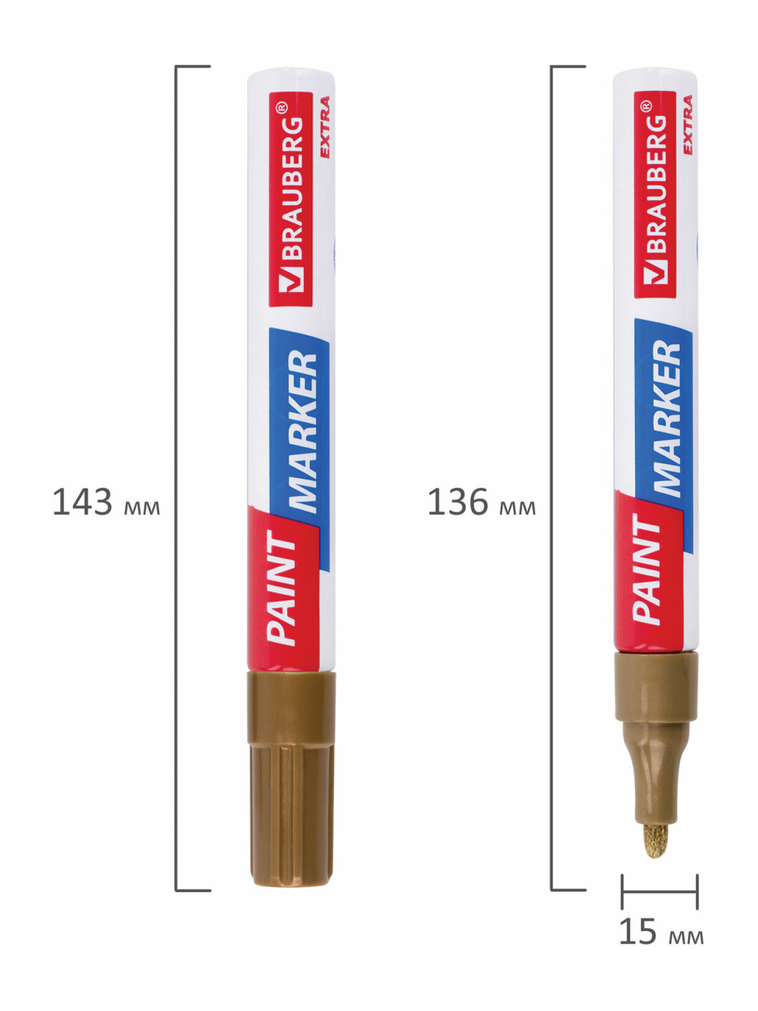 Маркеры Brauberg 2 шт. - фото 23