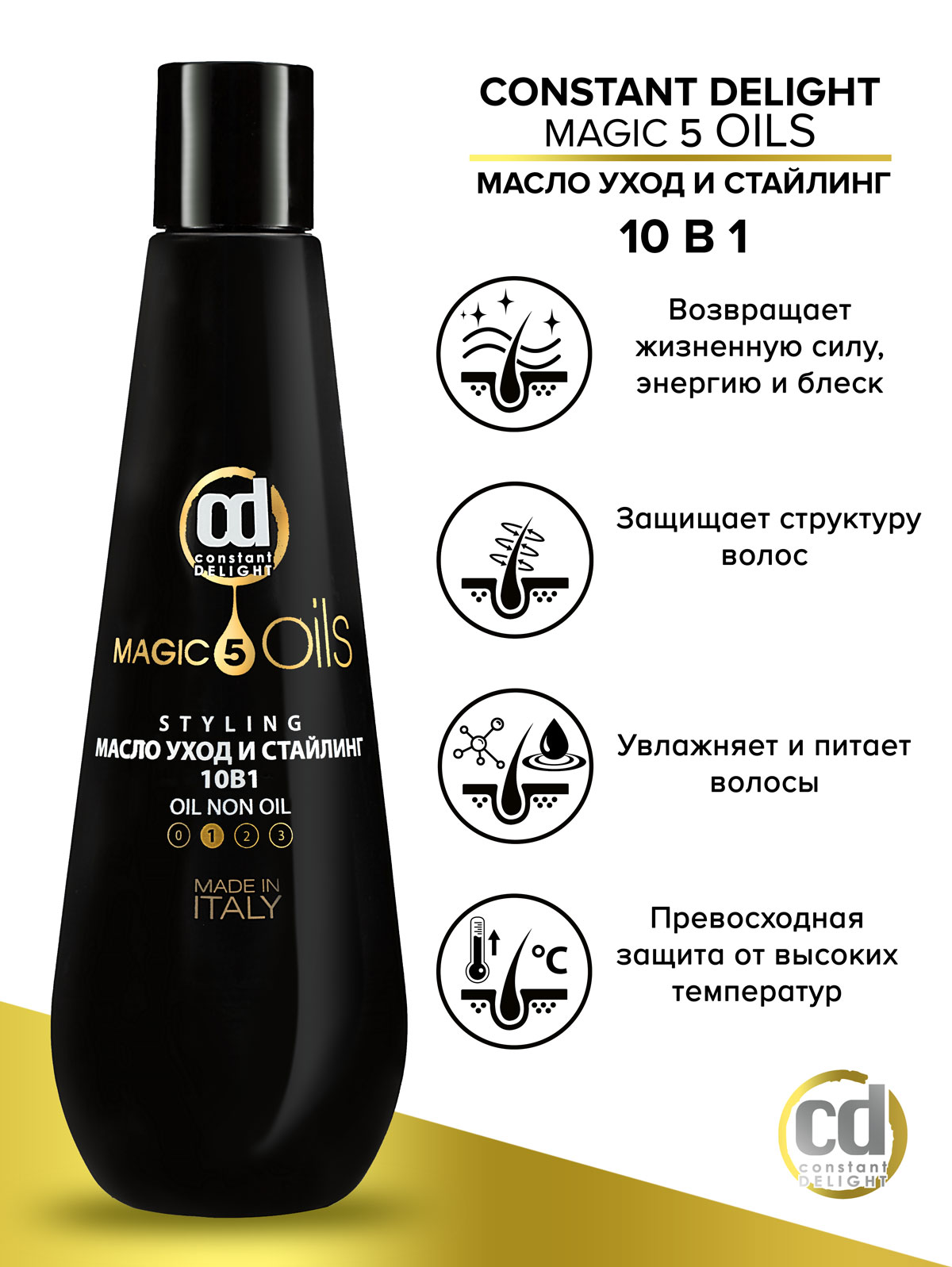 Масло для волос Constant Delight нормальной фиксации 10 в 1 уход и стайлинг - фото 5